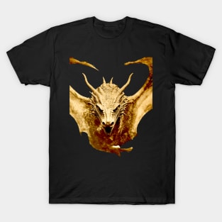 Chinese Dragon: Dragons are Cool, Chinese New Year, Year of the Dragon on a dark (Knocked Out) background T-Shirt